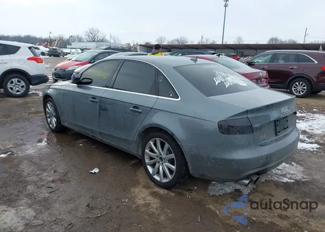 2013 Audi A4 2.0T Premium z USA, uszkodzony, nr VIN WAUFFAFL8DN036606